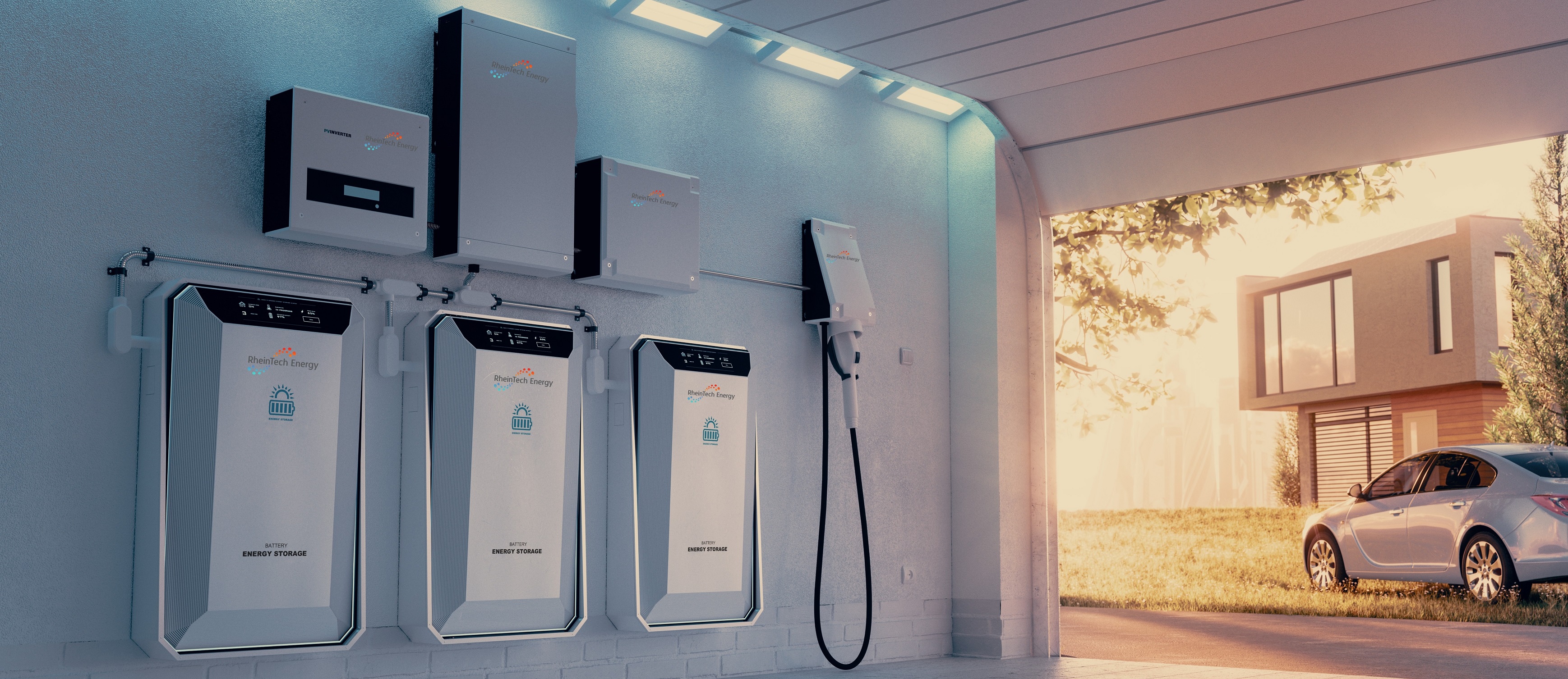 Lösungen mit Photovoltaik-Batteriespeicher-Ladesäulen
